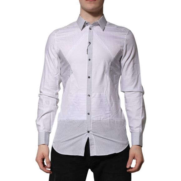slim fit dress slacks Barry. Wang Silk Striped Tie Champagne Gold Brown Necktie Pocket Square Cufflinks Set main image 1